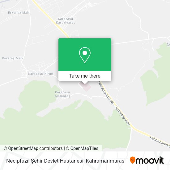 Necipfazıl Şehir Devlet Hastanesi map