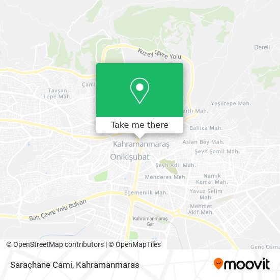 Saraçhane Cami map