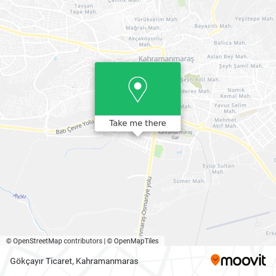 Gökçayır Ticaret map