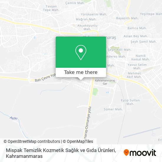 Mispak Temizlik Kozmetik Sağlık ve Gıda Ürünleri map