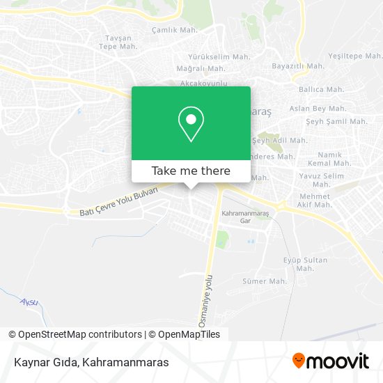 Kaynar Gıda map