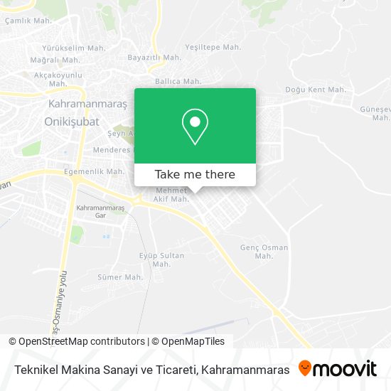 Teknikel Makina Sanayi ve Ticareti map