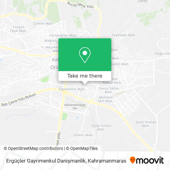 Ergüçler Gayrimenkul Danişmanlik map