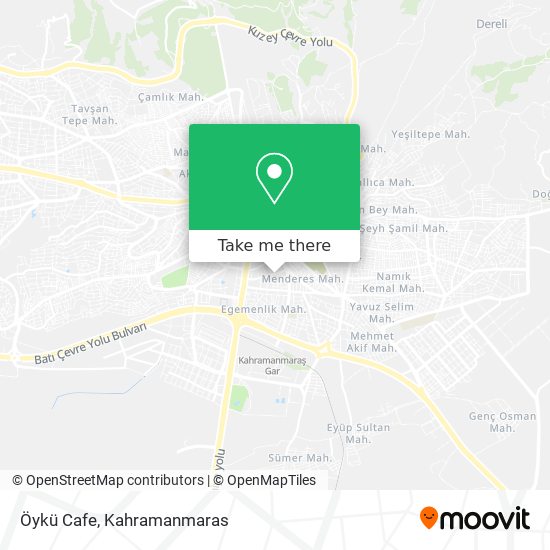 Öykü Cafe map