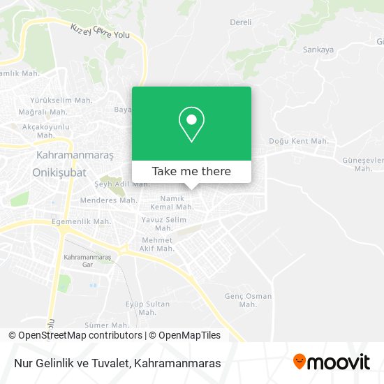 Nur Gelinlik ve Tuvalet map