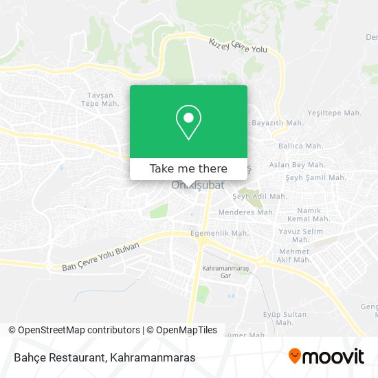 Bahçe Restaurant map