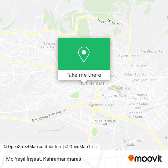 Mç Yeşil İnşaat map