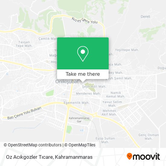 Oz Acıkgozler Tıcare map