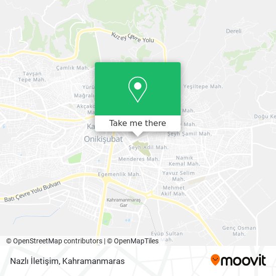 Nazlı İletişim map