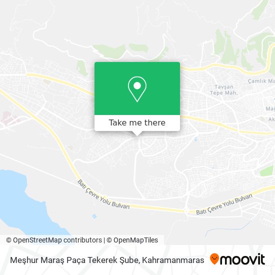Meşhur Maraş Paça Tekerek Şube map