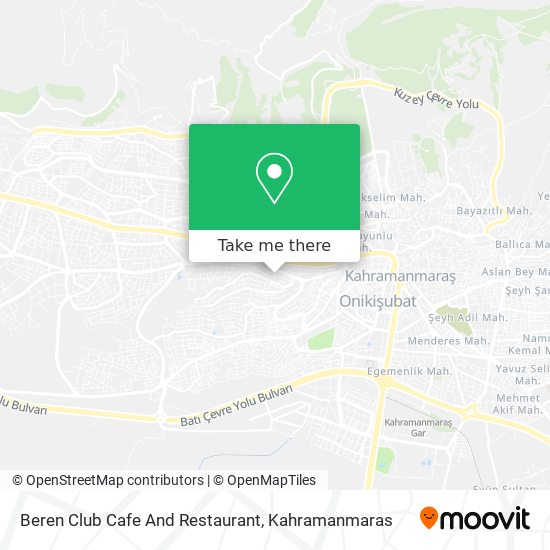 Beren Club Cafe And Restaurant map