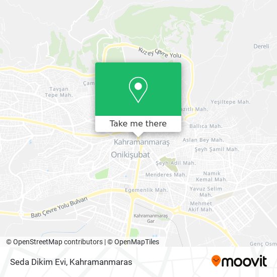 Seda Dikim Evi map