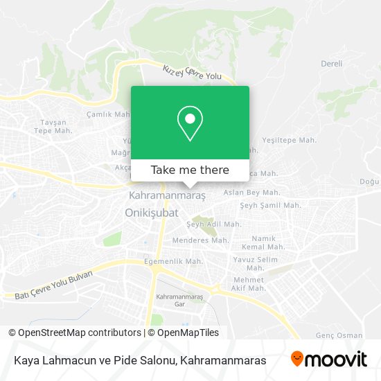 Kaya Lahmacun ve Pide Salonu map