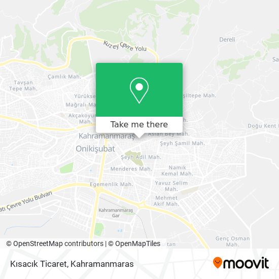 Kısacık Ticaret map