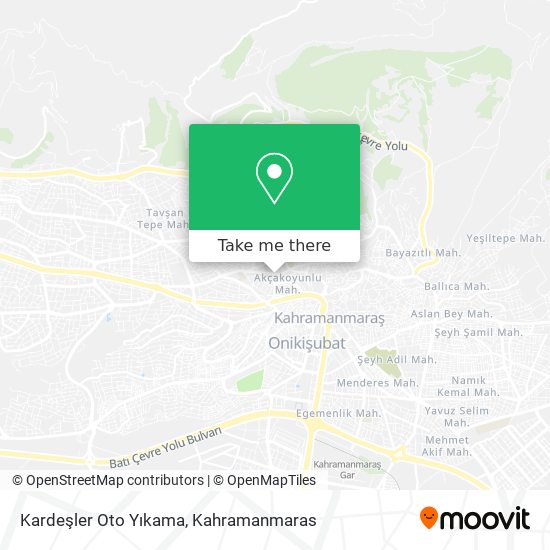 Kardeşler Oto Yıkama map