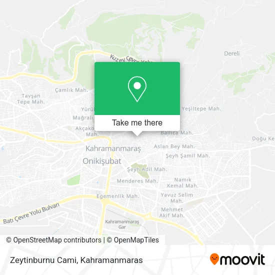 Zeytinburnu Cami map
