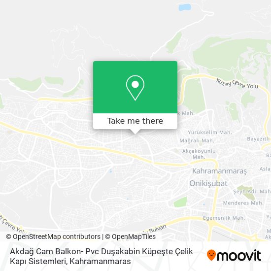Akdağ Cam Balkon- Pvc Duşakabin Küpeşte Çelik Kapı Sistemleri map