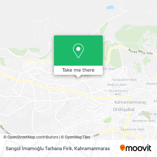 Sarıgül İmamoğlu Tarhana Firik map