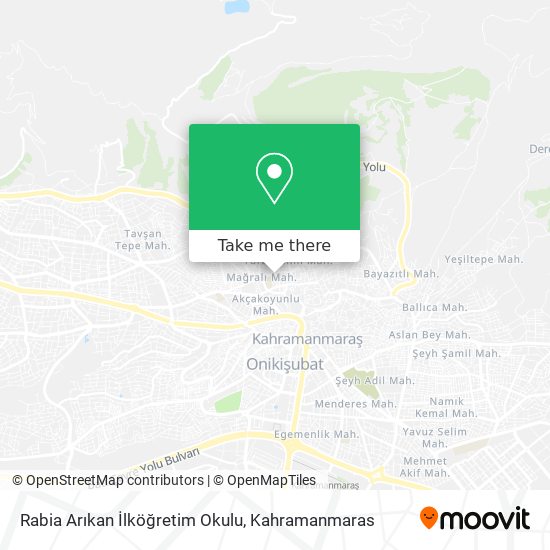 Rabia Arıkan İlköğretim Okulu map