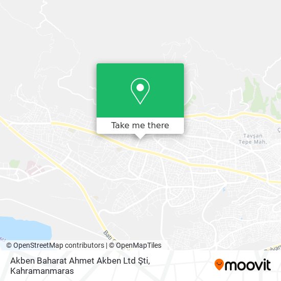 Akben Baharat Ahmet Akben Ltd Şti map