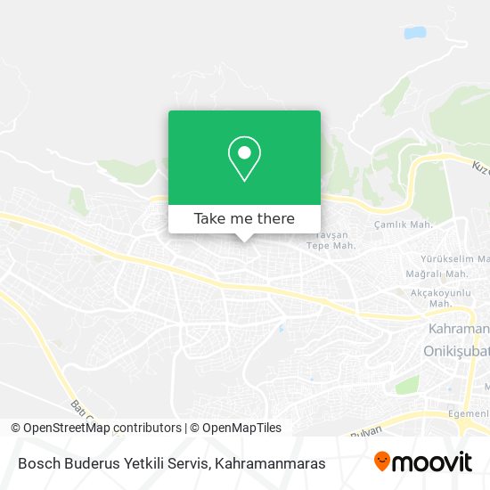 Bosch Buderus Yetkili Servis map