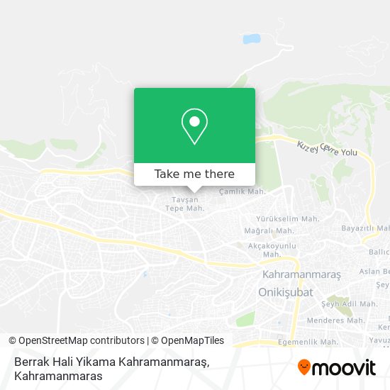 Berrak Hali Yikama Kahramanmaraş map