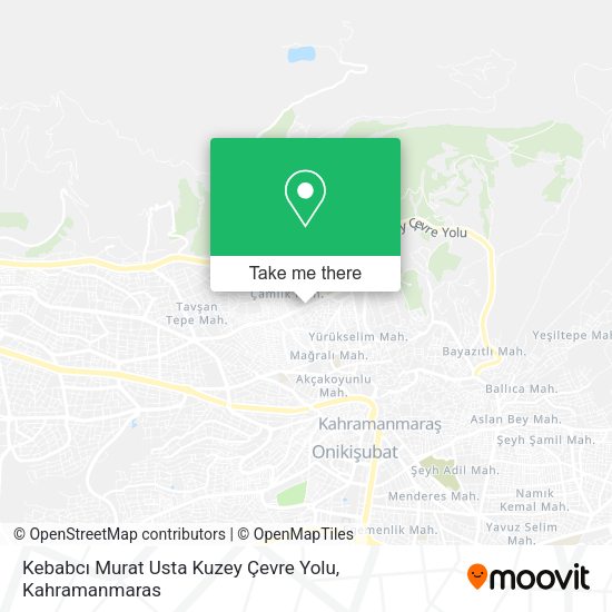 Kebabcı Murat Usta Kuzey Çevre Yolu map