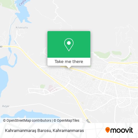 Kahramanmaraş Barosu map