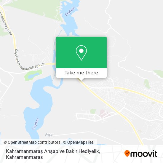Kahramanmaraş Ahşap ve Bakır Hediyelik map