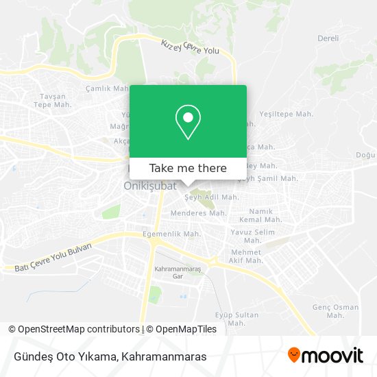 Gündeş Oto Yıkama map