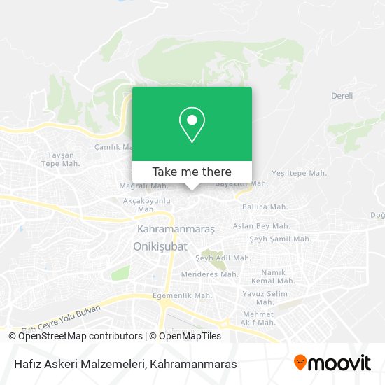 Hafız Askeri Malzemeleri map