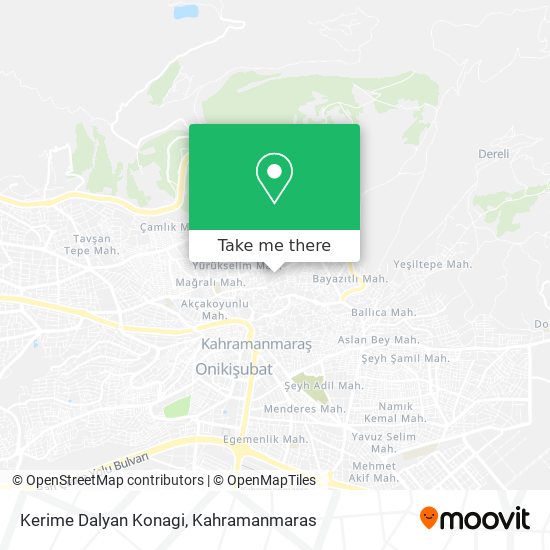 Kerime Dalyan Konagi map