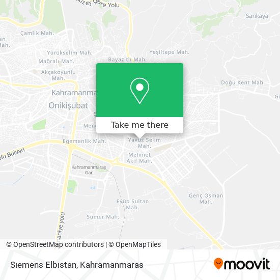 Sıemens Elbıstan map