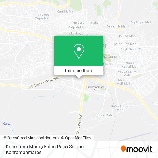Kahraman Maraş Fidan Paça Salonu map