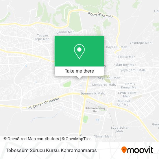 Tebessüm Sürücü Kursu map