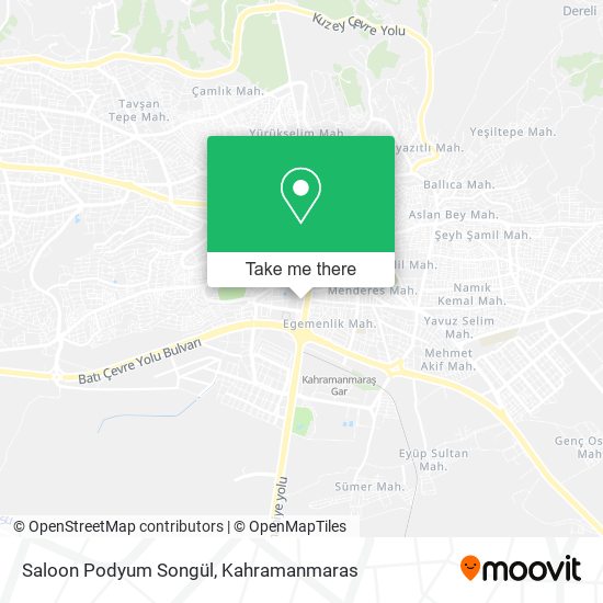 Saloon Podyum Songül map