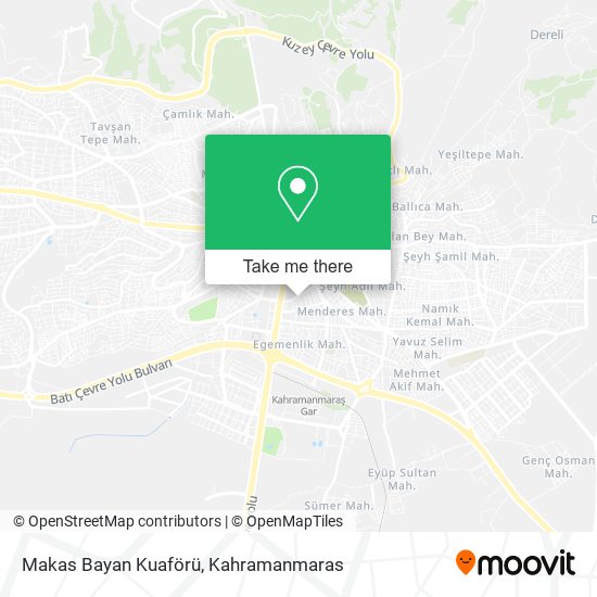 Makas Bayan Kuaförü map