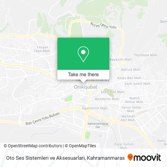 Oto Ses Sistemleri ve Aksesuarlari map