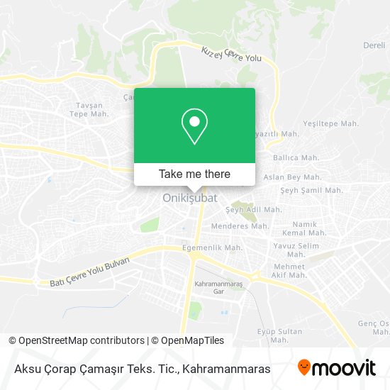 Aksu Çorap Çamaşır Teks. Tic. map