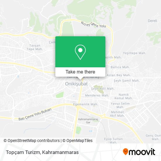 Topçam Turizm map