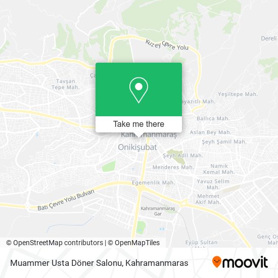 Muammer Usta Döner Salonu map