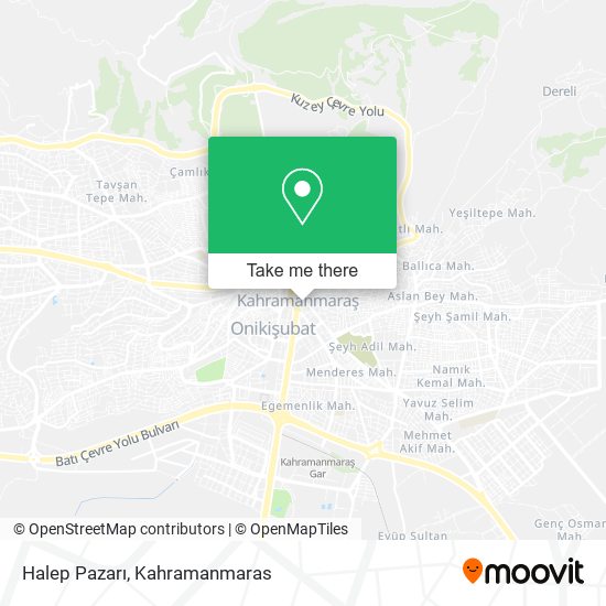 Halep Pazarı map