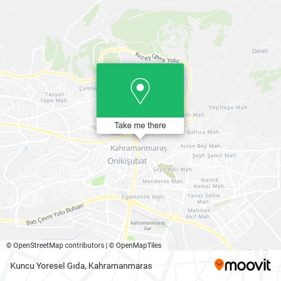 Kuncu Yoresel Gıda map