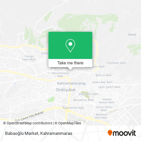 Babaoğlu Market map