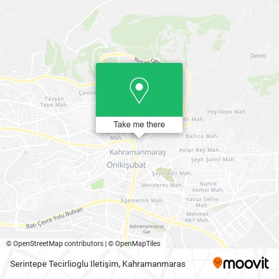 Serintepe Tecirlioglu Iletişim map