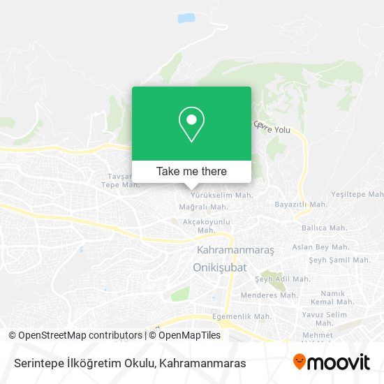 Serintepe İlköğretim Okulu map