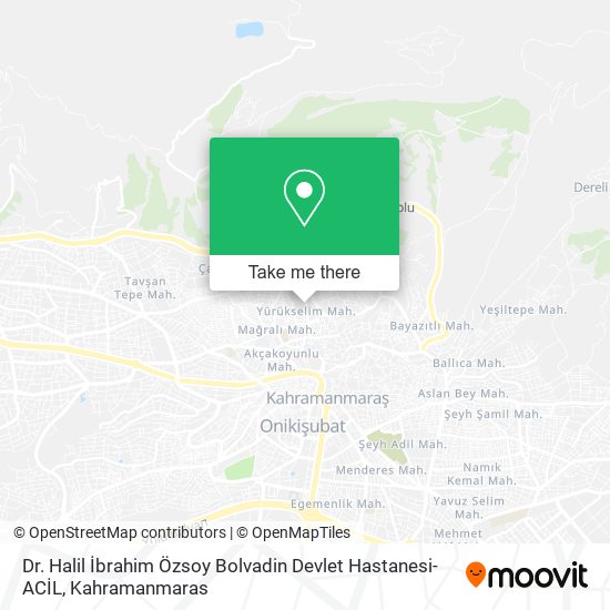 Dr. Halil İbrahim Özsoy Bolvadin Devlet Hastanesi-ACİL map