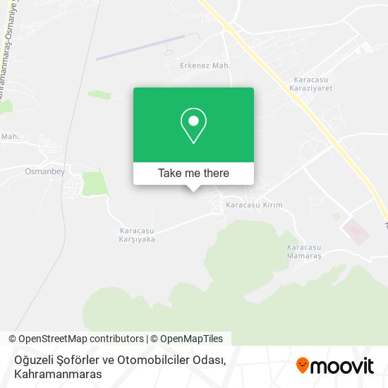 Oğuzeli Şoförler ve Otomobilciler Odası map