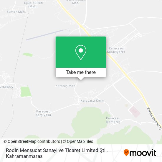 Rodin Mensucat Sanayi ve Ticaret Limited Şti. map