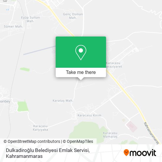 Dulkadiroğlu Belediyesi Emlak Servisi map